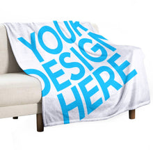 Cargar imagen en el visor de la galería, JJ0519079 Manta de Franela Anti-Pilling con Impresión a Una Cara de Diseño Personalizado Personalizada con Foto, Texto o Logo