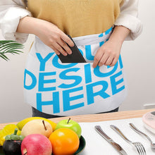 Cargar imagen en el visor de la galería, Delantal de Media Longitud con Diseño Personalizado Personalizada de Tus Textos o Imágenes