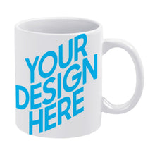 Cargar imagen en el visor de la galería, JJ0504000 Mug Blanco Taza con Impresión a Doble Cara de Diseño Personalizado Personalizada con Foto, Texto o Logo