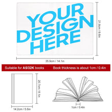 Cargar imagen en el visor de la galería, Funda de piel para cuaderno Carcasa del cuaderno se adapta a los cuadernos 20.7×14.2×1cm(8.1×5.6×0.4'') BG1613007 Personalizado Personalizada con Foto, Texto o Logo