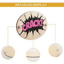 Cargar imagen en el visor de la galería, Placa con número de la casa Chapa Plancha de casa de Madera Oval GY0903287 Personalizado Personalizada con Foto, Texto o Logo