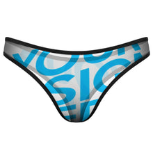 Cargar imagen en el visor de la galería, Tanga sexy para mujer SDSQQ009 personalizada con foto y texto del nombre