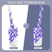 Cargar imagen en el visor de la galería, Versátil bolsa de almacenamiento para esterilla de yoga con bolsillos de gran capacidad personalizado con patrón foto texto