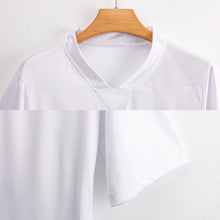 Cargar imagen en el visor de la galería, Camiseta de béisbol fútbol manga corta deportiva cuello en V secado rápido para hombre XT Personalizada con Impresión Completa de una imagen con Foto Logo Patrón Texto