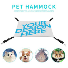Cargar imagen en el visor de la galería, Hamaca para mascotas cama para mascotas, columpio para gatitos de madera maciza, silla y hamacas 2 en 1 cama de descanso para gatos CW1508000 Personalizado Personalizada con Foto, Texto o Logo