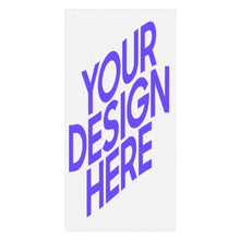 Cargar imagen en el visor de la galería, Toalla de playa talla grande de terciopelo de doble cara 160 x 80 cm personalizado con patrón foto texto