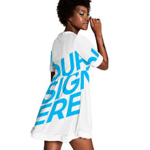 Cargar imagen en el visor de la galería, Vestido de Navidad Fiesta Invierno para Adultos Mujeres JJ0525022 Personalizado con Impresión Completa con Foto Logo Patrón Texto