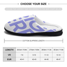 Cargar imagen en el visor de la galería, Pantuflas de Algodón para hombre FS0807018 Personalizadas con Impresión Completa con Foto Logo Patrón Texto
