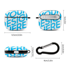 Cargar imagen en el visor de la galería, Funda Protectora para Auriculares Bluetooth Apple AirPods 3 Impresión Completa Personalizada con Fotos Patrón Texto Logotipo