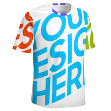 Cargar imagen en el visor de la galería, Camiseta Manga Corta Suave Casual de Verano para hombre NT Personalizada con Impresión Completa de múltiples imágenes con Foto Logo Patrón Texto