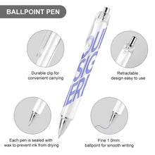 Cargar imagen en el visor de la galería, Bolígrafo 0,5mm Retráctil Escritura Ultra Suave y Tacto Agradable Tinta Azul para Estudiante Escuela Oficina BG1613028 Personalizado con Impresión Completa de una imagen con Foto Logo Patrón Texto
