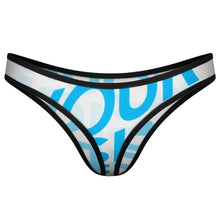 Cargar imagen en el visor de la galería, Tanga sexy para mujer SDSQQ009 personalizada con foto y texto del nombre