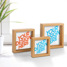 Cargar imagen en el visor de la galería, Marco/Marco de retrato/Moldura de madera con vete de tres combinaciones GY0903388 Personalizado,Personalizada Con Foto,Logo O Texto