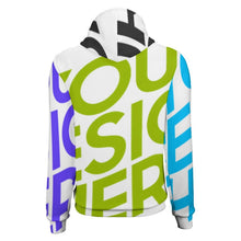 Cargar imagen en el visor de la galería, Sudadera de Forro Polar con Capucha Deportiva de Felpa para hombre FS0816072 Personalizada con impresión completa de múltiples imágenes con Foto Logo Patrón Texto