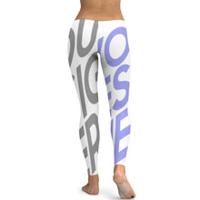 Cargar imagen en el visor de la galería, Leggings Deportivos de Yoga Mallas Largas de Fitness Ejercicio de Cintura Alta para Mujer SY010 Personalizados con Impresión Completa de múltiples imágenes con Foto Logo Patrón Texto