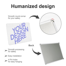 Cargar imagen en el visor de la galería, Cuadro Colgante de Hojalata Decoración Adorno de Pared Versión Horizontal 14*20cm GY0903989 Personalizado Impresion Completa de Una Imagen con Foto Logo Patrón Texto