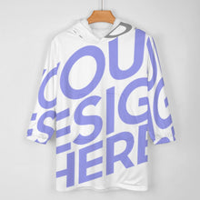 Cargar imagen en el visor de la galería, Sudadera Estamapda Infantil Larga con Capucha con Forro Polar para Niña Chica Adolescentes B412 Personalizada con Impresión Completa de Una Imagen con Foto Logo Patrón Texto