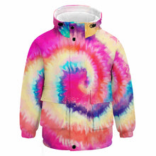 Cargar imagen en el visor de la galería, Chaqueta corta fina deportiva con capucha protegido de viento para niños niñas A537 Personalizada con Impresión Completa de una imagen con Foto Logo Patrón Texto