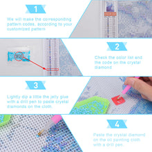 Cargar imagen en el visor de la galería, Pintura Cuadro 5d Diy Diamante Full Bricolaje Diamante Cuadro de Estilo Lienzo GY0903320 Personalizado Personalizada con Foto, Texto o Logo