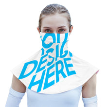 Cargar imagen en el visor de la galería, Toalla Facial Colgante de Oreja y Nariz Abierta KZ07 sin Filtro de Poliéster con Diseño Personalizado Personalizada de Tus Textos o Imágenes