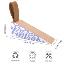 Cargar imagen en el visor de la galería, Tope de Puerta Adhesivo de Madera para Suelo JJ0529019 Personalizado Impresion Completa de Una Imagen con Foto Logotipo Patrón Texto