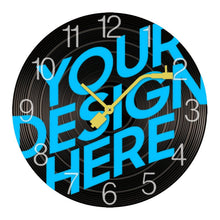 Cargar imagen en el visor de la galería, Reloj en Pared de Madera con Impresión UV de Diseño Personalizado con Tus Textos y Fotos
