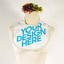 Cargar imagen en el visor de la galería, Babero Impermeable de Paño de Baño con Diseño Personalizado de Tu Estilo de Foto y Imagen