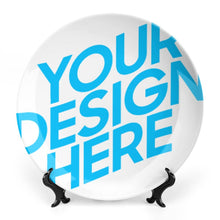 Cargar imagen en el visor de la galería, Plato Decorativo de Porcelana China Adorno de Cerámica para Hogar Oficina GY0902051 Personalizado Impresion Completa de Una Imagen con Foto Logo Patrón Texto