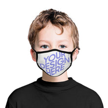 Cargar imagen en el visor de la galería, Máscarilla Infantil Reutilizable Máscara Ordinaria Lavable para Niños Niñas JJ0521014 Personalizada Impresion Completa de Una Imagen con Foto Logo Patrón Texto