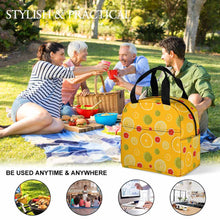 Cargar imagen en el visor de la galería, Bolsa Grande de Almuerzo Reutilizable con Bolsillo / Bolsa Térmica de Almuerzo Aislada XB0602049 Personalizada Impresion Completa de Una Imagen con Foto Logo Patrón Texto
