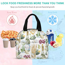 Cargar imagen en el visor de la galería, Bolsa de Almuerzo / Bolsa Térmica con Bolsillo para Exteriores Picnic Colegio Trabajo XB0602048 Personalizada Impresion Completa de Una Imagen con Foto Logo Patrón Texto