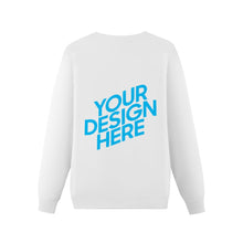 Cargar imagen en el visor de la galería, Sudadera cuello redonda para Hombre con manga larga FS0816018 Personalizada con Impresión Trasera con Foto Logo Patrón Texto