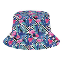 Cargar imagen en el visor de la galería, Sombrero de Pescador Cubo para Mujer / Hombre con Tres Imágenes Impresión Completa FS0809006 Personalizado con Foto Texto o Logo