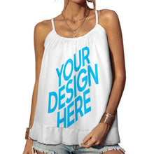 Cargar imagen en el visor de la galería, Camiseta sin Mangas para Mujer Tank Tops con Diseño NK Personalizada con Foto Texto o Logo con una Imágen