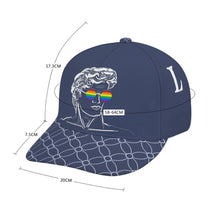 Cargar imagen en el visor de la galería, Gorra de Béisbol con Borde Plana Ajustable Snapback FS0809004 Personalizada con Foto Texto o Logo