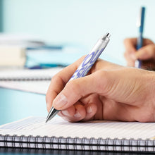 Cargar imagen en el visor de la galería, Bolígrafo 0,5mm Retráctil Escritura Ultra Suave y Tacto Agradable Tinta Azul para Estudiante Escuela Oficina BG1613028 Personalizado con Impresión Completa de una imagen con Foto Logo Patrón Texto