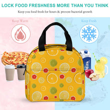 Cargar imagen en el visor de la galería, Bolsa Grande de Almuerzo Reutilizable con Bolsillo / Bolsa Térmica de Almuerzo Aislada XB0602049 Personalizada Impresion Completa de Una Imagen con Foto Logo Patrón Texto