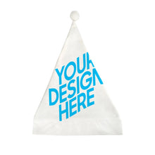Cargar imagen en el visor de la galería, Gorro de Papá Noel de Felpa Corta con Diseño Personalizado de Tus Patrones o Nombres Online
