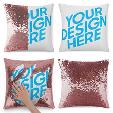 Cargar imagen en el visor de la galería, Funda de almohada con lentejuelas estándar multicolor para el hogar Design Personaliza online