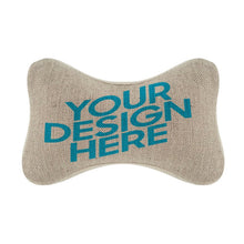 Cargar imagen en el visor de la galería, Almohada de Huesos Un Par de Algodón y Lino con Impresión Digital Personalizada con Tus Fotos o Patrones