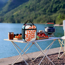 Cargar imagen en el visor de la galería, Bolsa de refrigeración aislada Bolsa de almuerzo reutilizable Bolsa Personalizada Impresion completa de múltiples Imágenes con fotos logo texto