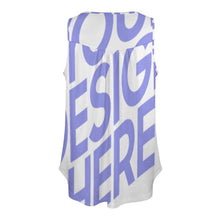 Cargar imagen en el visor de la galería, Camiseta sin mangas con botones para mujer BCT Personalizada con Impresión Completa de una imagen con Foto Logo Patrón Texto
