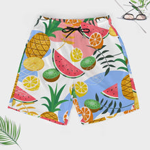Cargar imagen en el visor de la galería, Traje de Baño para Hombres, pantalones cortos de playa de secado rápido con función de compresión personalizados con impresión completa de una imagen con foto patrón texto