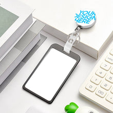 Cargar imagen en el visor de la galería, Clip de insignia de Metal Carrete del Soporte de Tarjeta de Identificación de Alta Calidad JJ0531023 Personalizado Impresion Completa de Una Imagen con Foto Logotipo Patrón Texto
