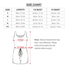 Cargar imagen en el visor de la galería, Mono con Tirantes sin Mangas de Una Pieza para Mujer T05 Personalizado con Impresión Completa con Foto Logo Patrón Texto