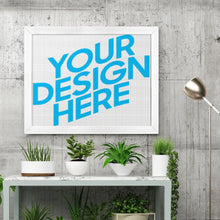 Cargar imagen en el visor de la galería, Pintura de diamantes/Lienzo/Imagen con Marco interior Versión horizontal travesero (cuadrado) GY0903437 Personalizado,Personalizada Con Foto,Logo O Texto