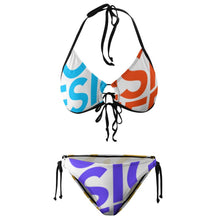 Cargar imagen en el visor de la galería, Bikini / Traje de baño de triángulo sexy para mujer BK2059 personalizado con impresión completa de múltiples imágenes con Foto Logo Patrón Texto