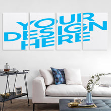 Cargar imagen en el visor de la galería, Cuadro Colgante 2:3 Vertical con Diseño Cuádruple de Una Sola Imagen con Diseño Personalizado Personalizada de Tus Fotos o Nombres