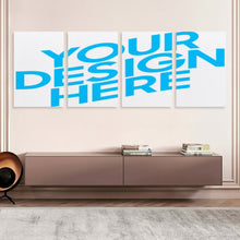 Cargar imagen en el visor de la galería, Cuadro Colgante 2:3 Vertical con Diseño Cuádruple de Una Sola Imagen con Diseño Personalizado Personalizada de Tus Fotos o Nombres