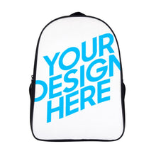 Cargar imagen en el visor de la galería, Mochila Básica Escolar 16 Pulgadas con 2 Compartimentos para Infantil Mujer Hombre XB0604009 Personalizada Impresión con Nombre Foto Logo